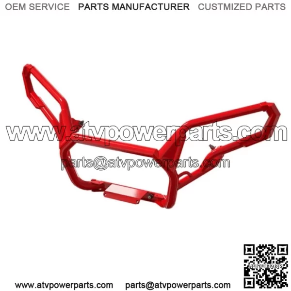 2024-2025 Genuine Polaris RZR XP Front High Coverage Bumper Red 2884513-293 - Image 2