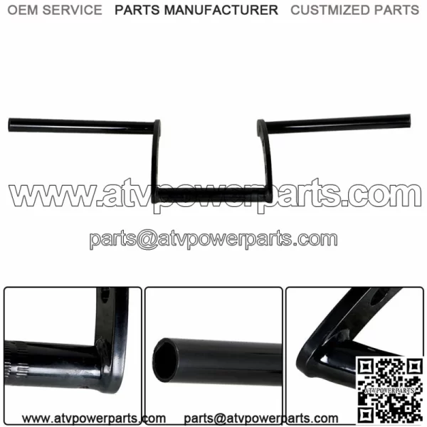 22mm 7/8" Motorcycle Z Bars Handlebar Handlebars For Sportster Ctom Chopper - Image 2