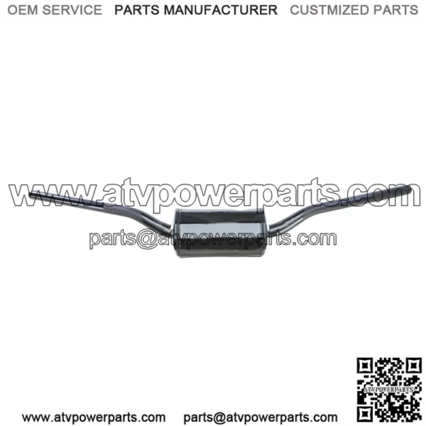 Handlebar 1-1/8" - Black H685CFB "School Boy" Bend