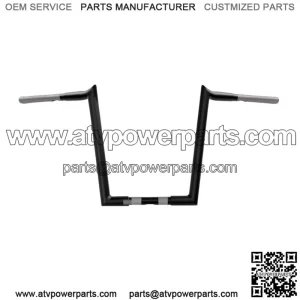 16" Satin Black Handlebar WILD 1 WO586B