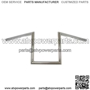 1" Traditional Z-Bar Handlebar 10" Chrome Harddrive 21-234