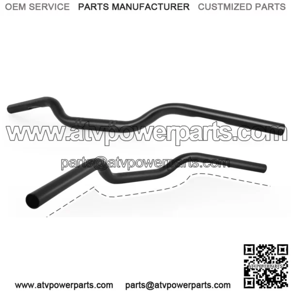 1" 25mm Motorcycle Drag Handlebar Black For Harley Sportster 883 1200 XL Iron - Image 2