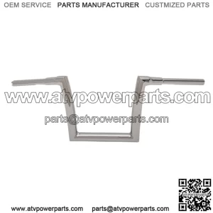 1 1/2" Strip Handlebars 10" Rise Chrome 0601-4880