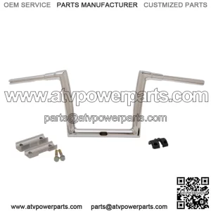 1-1/2" Touring Strip Handlebar 10" Rise Chrome 0601-5197