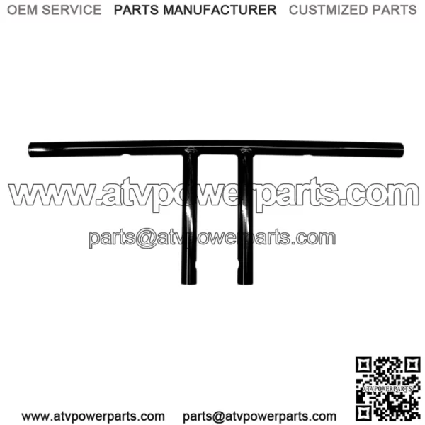 1" Old School EZ Rider Handlebars 10" Black LA-7382-10B