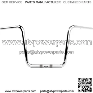 1-1/4 in. Twin Round Handlebars Chrome LA-7324-14C