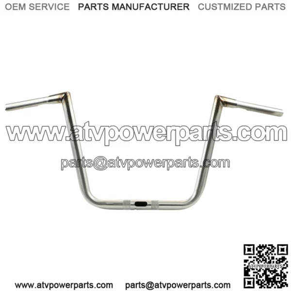 1-1/4" Twin Peaks Handlebar 13" Stainless LA-7312-63SS