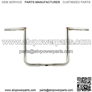 1-1/4" Twin Peaks Touring Handlebar 14" Stainless LA-7361-14SS