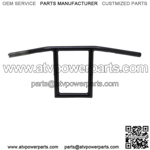 1" Old School Window Handlebars 10" Black LA-7385-10B