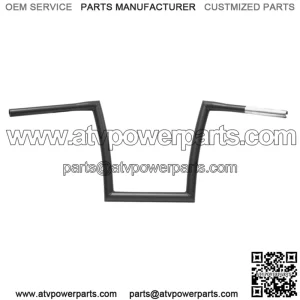 1 1/4" Strip Handlebars 14" Flat Black 0601-3134