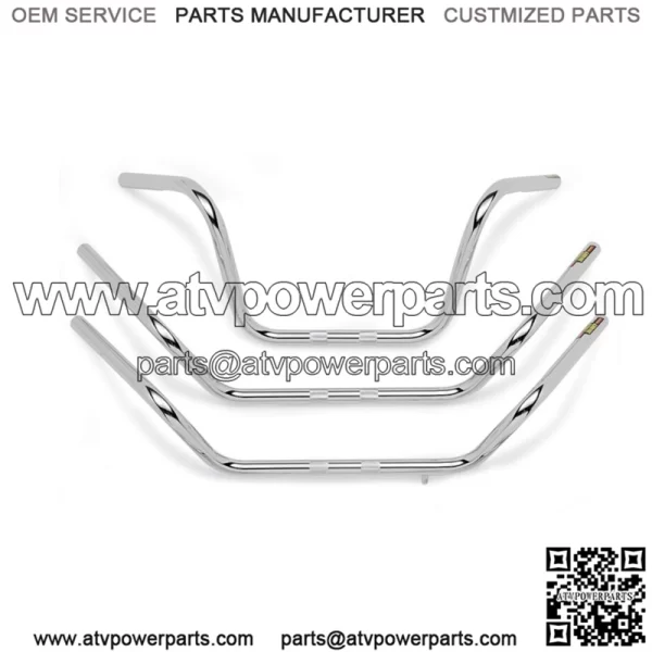 1in. Handlebar Low-Rise Drag Bar (Dimpled) - Chrome 300915