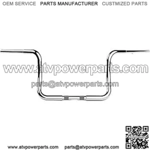 1-1/4 in. Twin Round Handlebars 1-1/4" Chrome LA-7325-10C
