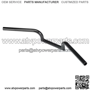 1" Handlebars slotted Black 6013-2016