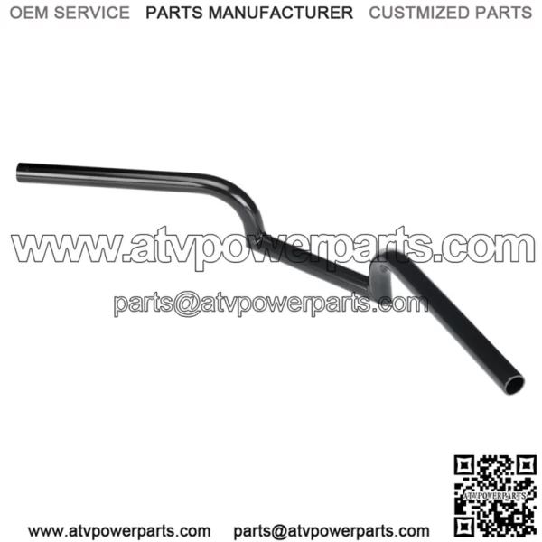 1" Handlebars slotted Black 6013-2016