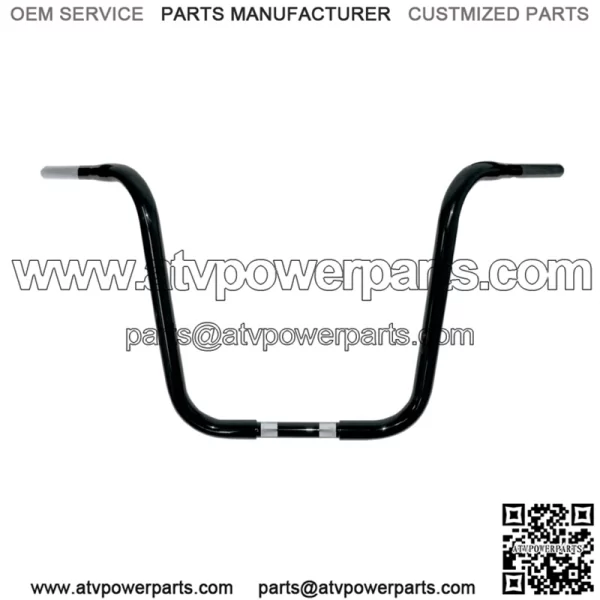 3 1/4" Buffalo touring Handlebars Gloss Black