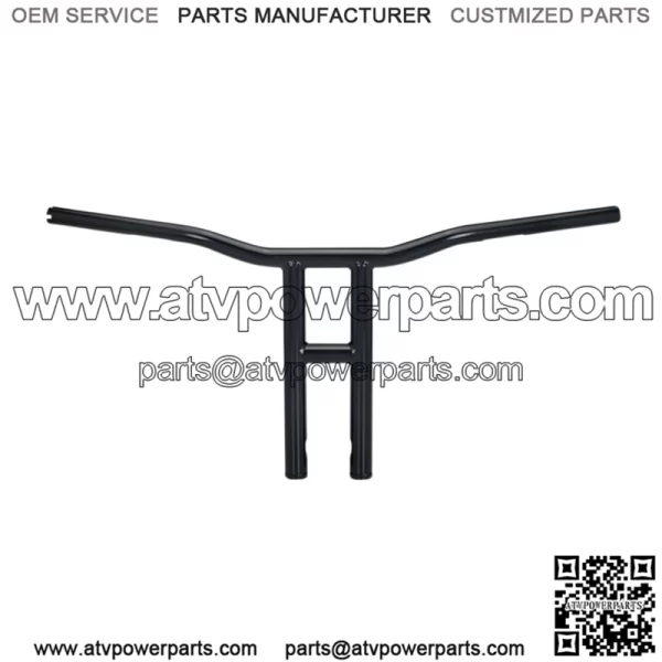 1" Throttle-By-Wire Handlebars Black 6244-2015
