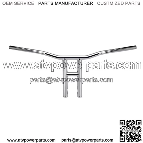1" Tyson Handlebars Chrome 6242-1053