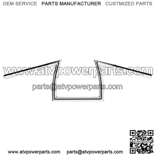 1" Handlebars Chrome HB-KXN-01-CP
