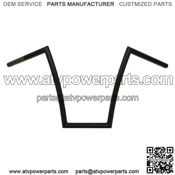 1" Stripper Handlebars Flat Black 0601-2549