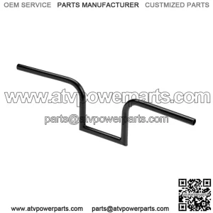 1" Handlebars slotted Black 6003-2016