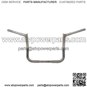 Inc. 1 1/4" EZ Install Pointed Top Handlebar Kits 10" Chrome 909110