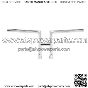 1" Handlebars Slotted Chrome 6202-1056