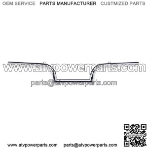 1" Handlebars Slotted Chrome 6013-1056