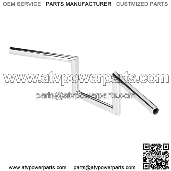 1" Handlebars Slotted Chrome 6010-1056