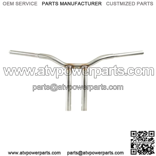 Welded Bent-Riser Handlebar 12" LA-7338-12SS
