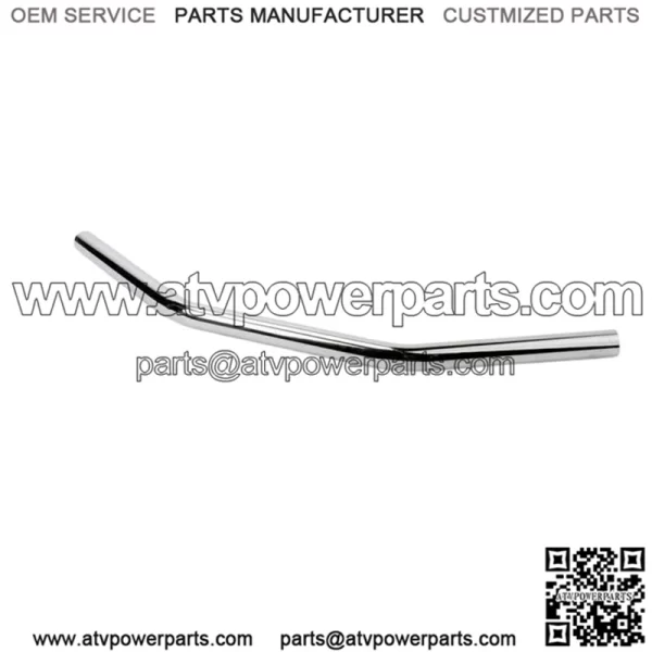 1in. Handlebar Drag Bar - 27 Degree Bend - Chrome 650-08411