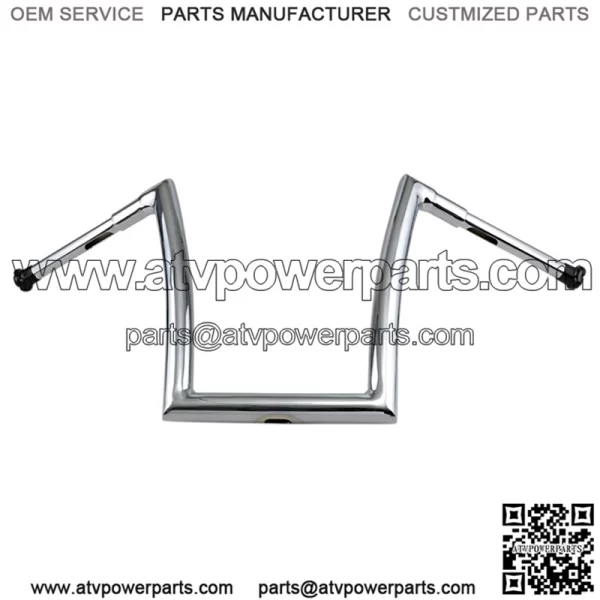 1.5" Strip Handlebars 14" Chrome 0601-4886