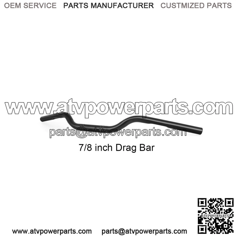 7/8" Drag Bar 22mm Handlebars For Honda Sportrax 400 TRX400EX TRX 300EX ATV (For: Honda)