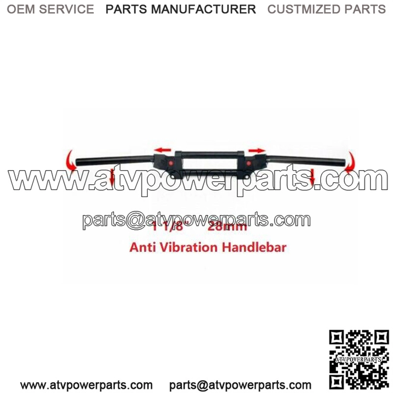 28mm 1 1/8" Adjustable ATV Handlebar Anti Vibration Banshee Raptor 350 660 700 (For: Honda)