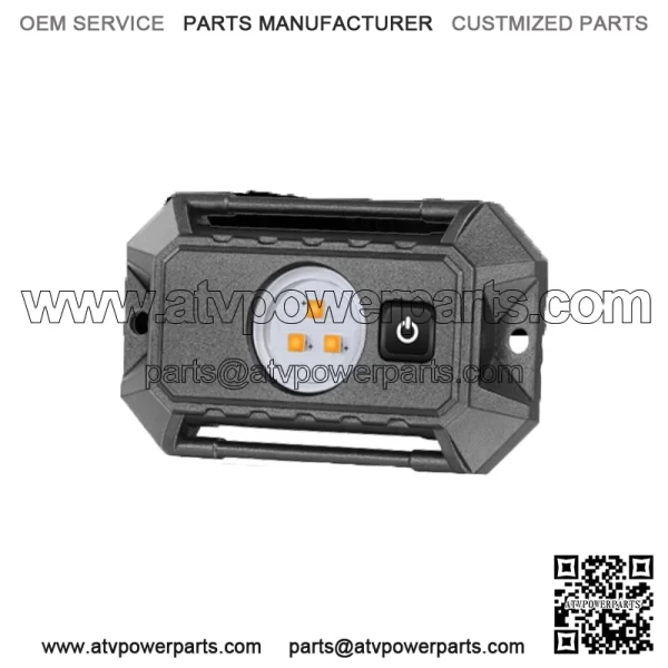 For Polaris Ranger RZR XP 1000 UTV Amber Universal Roll Bar Mount LED Dome Light (Fits: Yamaha Rhino 660)