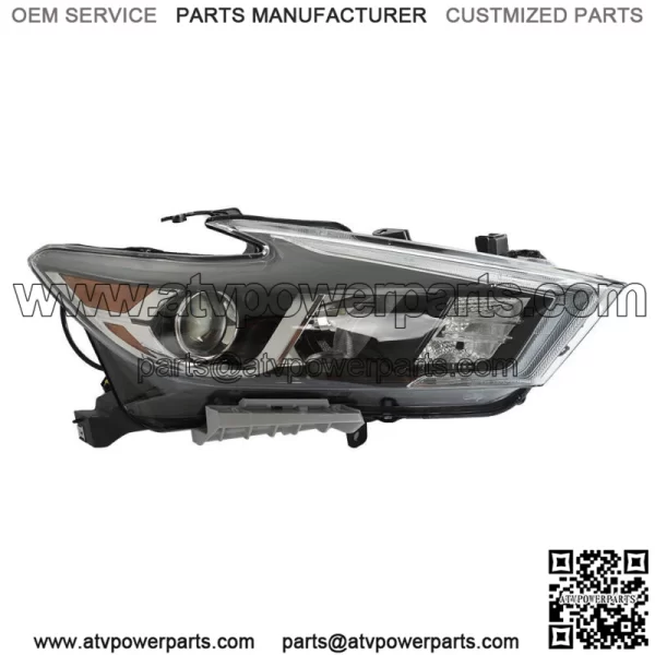 Headlight Fit For 2016-2018 Nissan Maxima S SL SV Halogen w/LED DRL Right Side - Image 3