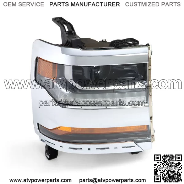 Headlight For 2016-2018 Chevy Silverado 1500 HID w/LED Passenger Right Side - Image 2