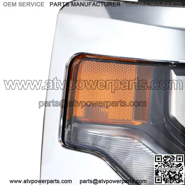 Headlight For 2016-2018 Chevy Silverado 1500 HID w/LED Passenger Right Side - Image 4