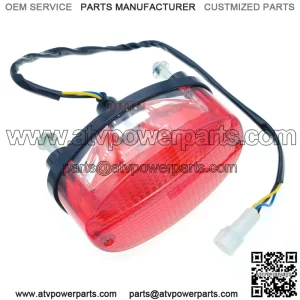Taillight Assembly w/ Bulb For YAMAHA 350 350R YFM350R 2003-2013 For: Yamaha 660R