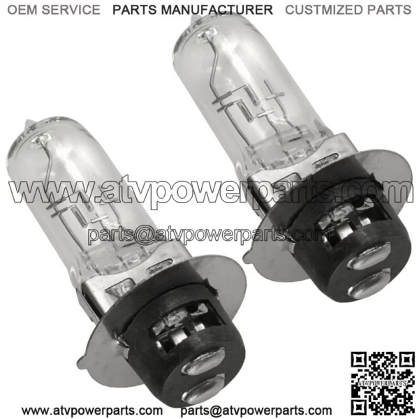 2 Headlight Halogen Bulb fits Honda TRX450ER Electric Start 2006 2007 2008-2014 - Image 3