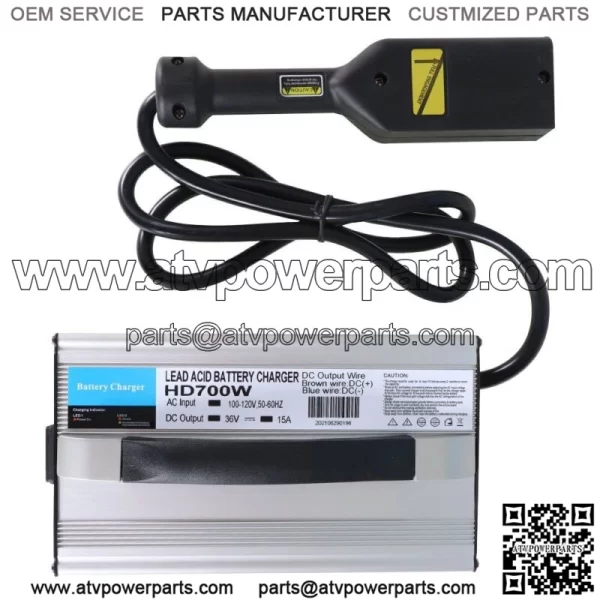 36 Volt 15 Amp Battery Charger Fits For EZGO TXT 1996-Up Golf Cart - Image 2