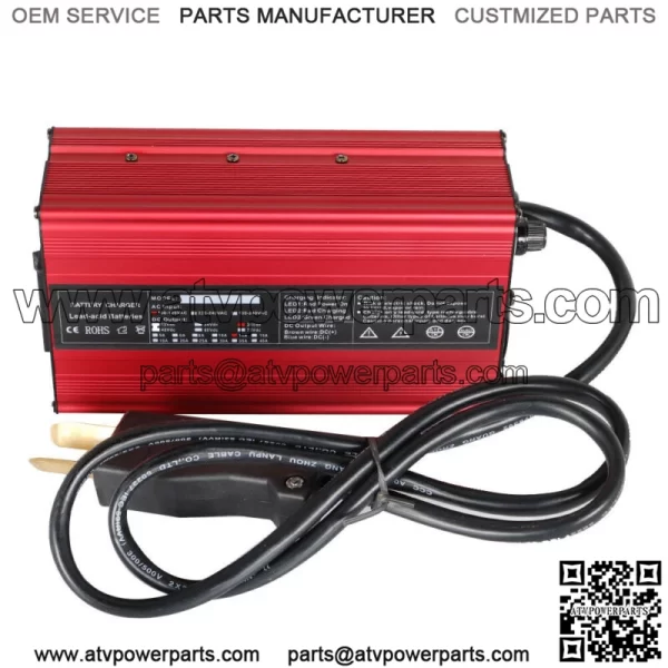 For Club Car Yamaha EZGO - "Crowfoot" Style Plug 36 Volt 12Amp Golf Cart Charger - Image 2