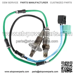 2Pcs Fit For 2007-2009 Honda CRV 2.4L l4 Upstream & Downstream Oxygen O2 Sensor