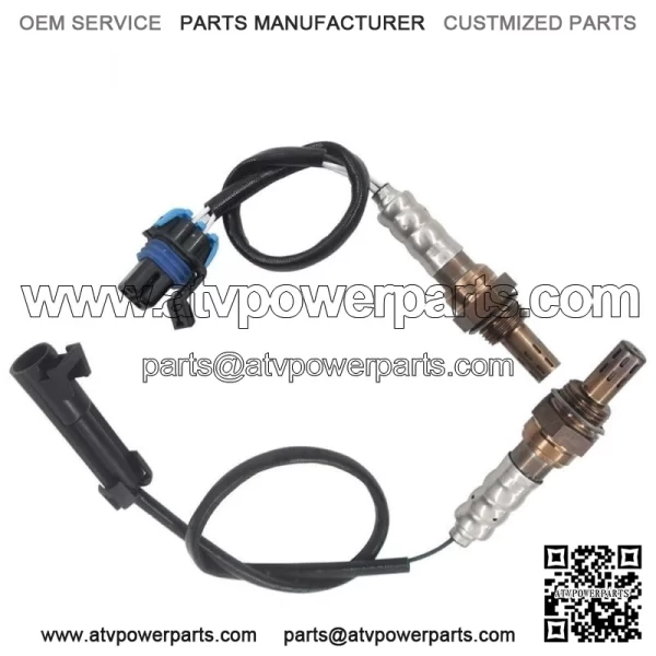Upper & Under O2 Oxygen Sensor For 99-00 Chevrolet S10 2.2L Gas Engine - Image 3