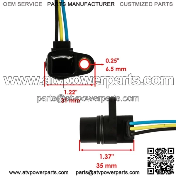 Speed Sensor For Yamaha Grizzly 700 YFM700D 4X4 2007 2008 2009 2010 2012-2016(For: Yamaha Rhino 700) - Image 2