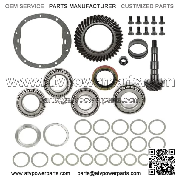 For Chevy GM 8.5" 10-Bolt Gears 3.73 Ratio and Master Bearing Installation Kit