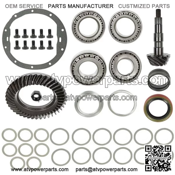 For Chevy GM 8.5" 10-Bolt Gears 3.73 Ratio and Master Bearing Installation Kit - Image 3