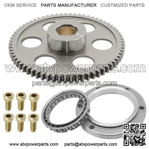 Starter Clutch One Way Gear Kit for Yamaha Grizzly 660 YFM660F Rhino 660 YXR660F (Fits: Yamaha Rhino 660)