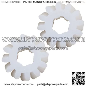 2x White Reclining Car Seat Gear For BMW E36 320i 325i M3 Replacement Repair Kit
