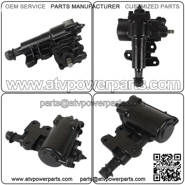 For 1985-1991 Toyota 4Runner 1989-1991 Pickup 3.0L Power Steering Gear Box Black - Image 3