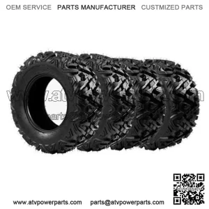 4pcs ATV/UTV Tires 25x8-12 25x10-12 All Terrain AT 6 Ply Rated 25x8x12 25x10-12 (Fits: Yamaha Rhino 660)